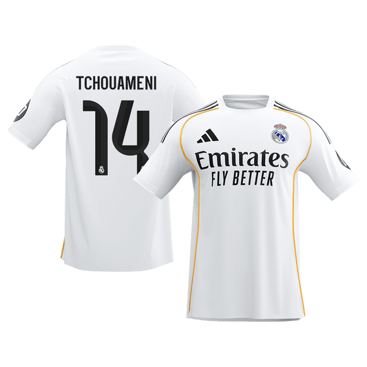 TCHOUAMENI #14 Heren Real Madrid Thuis Voetbalshirt 2025/26 [PREMIUM]