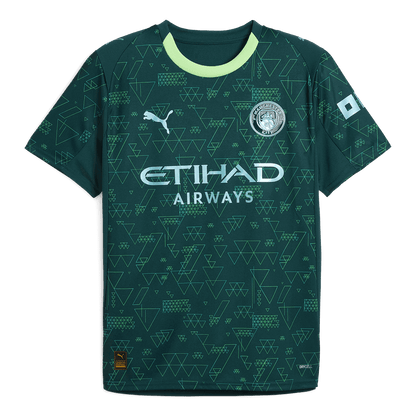 Heren Manchester City Vierde Uitshirt Voetbalshirt 2025/26