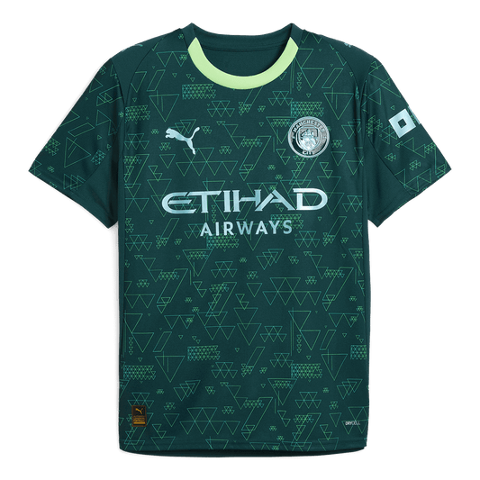 Heren Manchester City Vierde Uitshirt Voetbalshirt 2025/26
