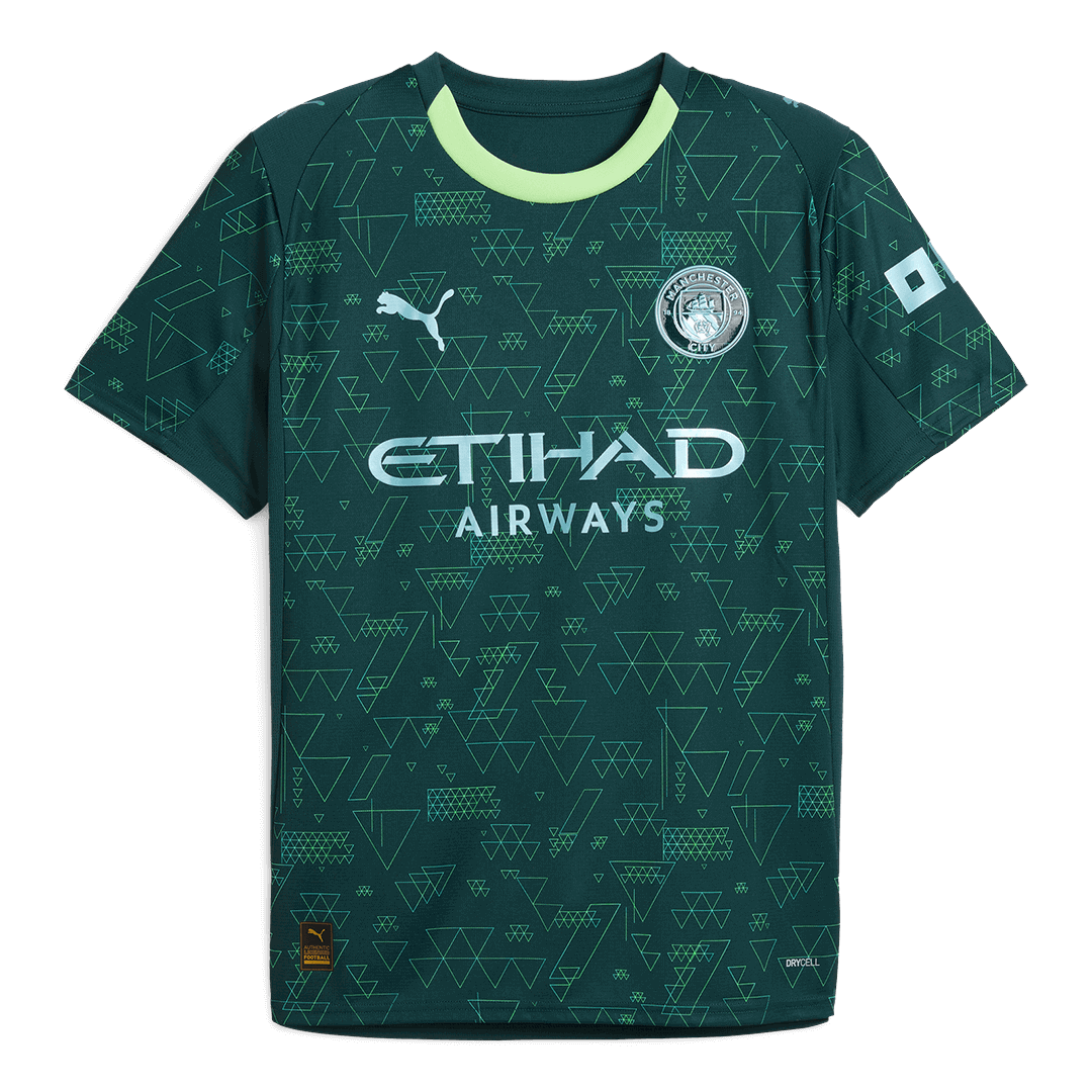 Manchester City Vierde Uitshirt Set 2025/26 - detail