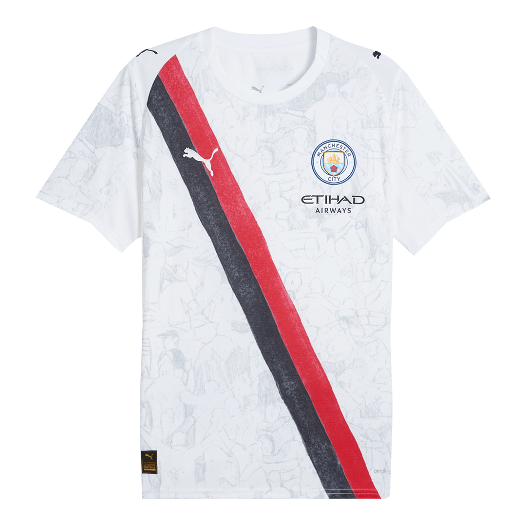 MARMOUSH #7 Heren Manchester City KidSuper Voetbalshirt 2025/26 - Club World Cup - achterkant