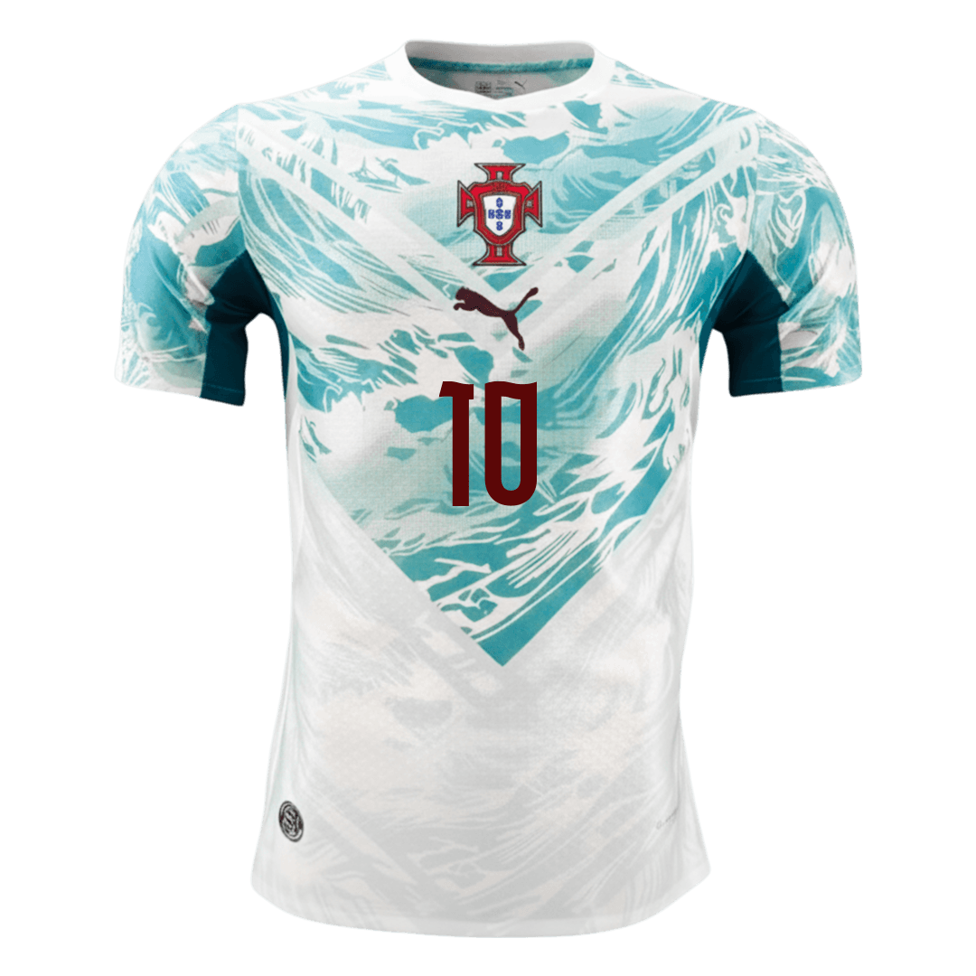 BERNARDO #10 Portugal Spelersversie uitshirt WK Voetbal 2026 - slim fit