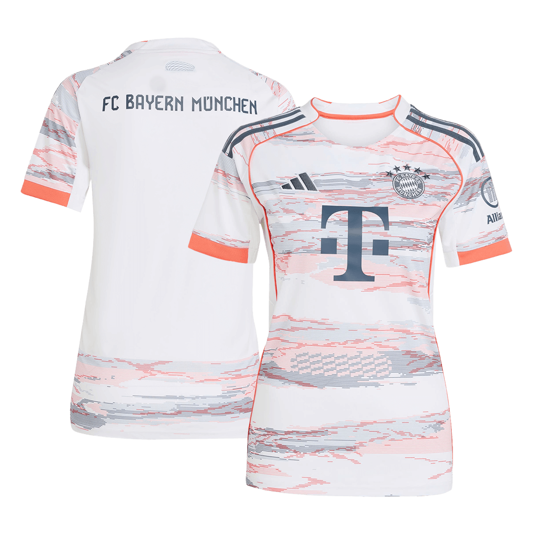 Dames Bayern Munich Uit Voetbalshirt 2025/26 - close-up