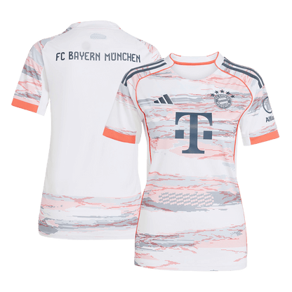 Dames Bayern Munich Uit Voetbalshirt 2025/26 - close-up