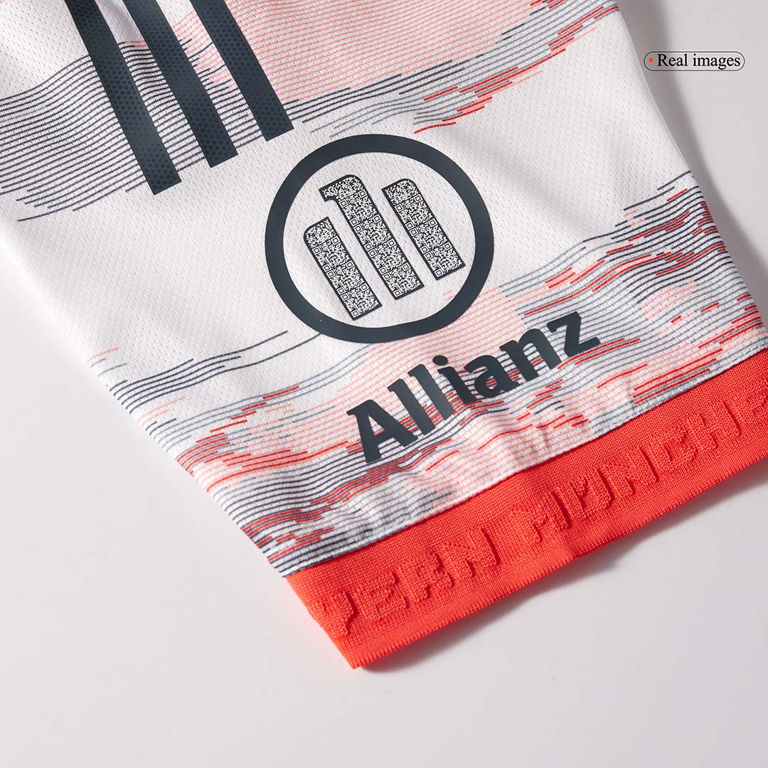 UPAMECANO #2 Bayern Munich Uit Spelersversie Voetbalshirt 2025/26 - Slim Fit - verpakking