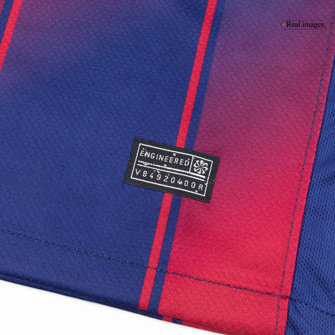 Heren Barcelona Thuis Lange Mouwen Voetbalshirt 2025/26 - verpakking