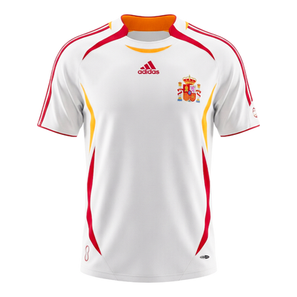 Retro Spanje Uit Voetbalshirt 2006 2025/26