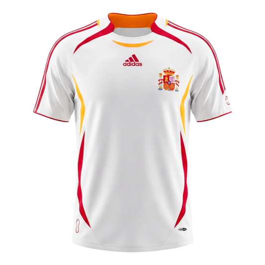 Retro Spanje Uit Voetbalshirt 2006 2025/26