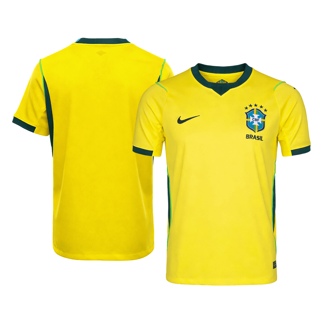 Heren Brazilië Thuis Voetbalshirt WK Voetbal 2026 - detail