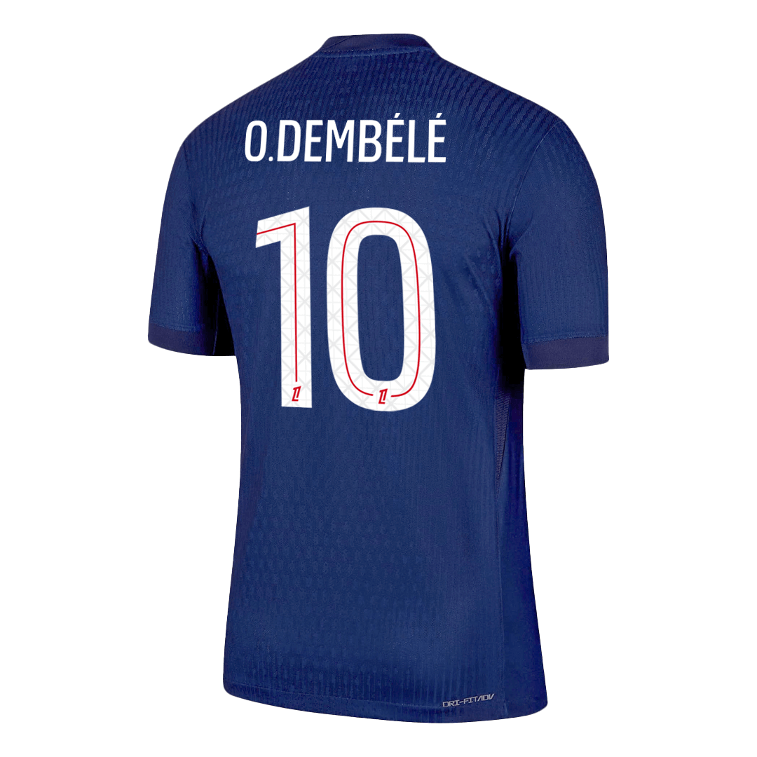 O.DEMBéLé #10 PSG Thuis Spelersversie Voetbalshirt 2025/26 - Slim Fit - foto 9
