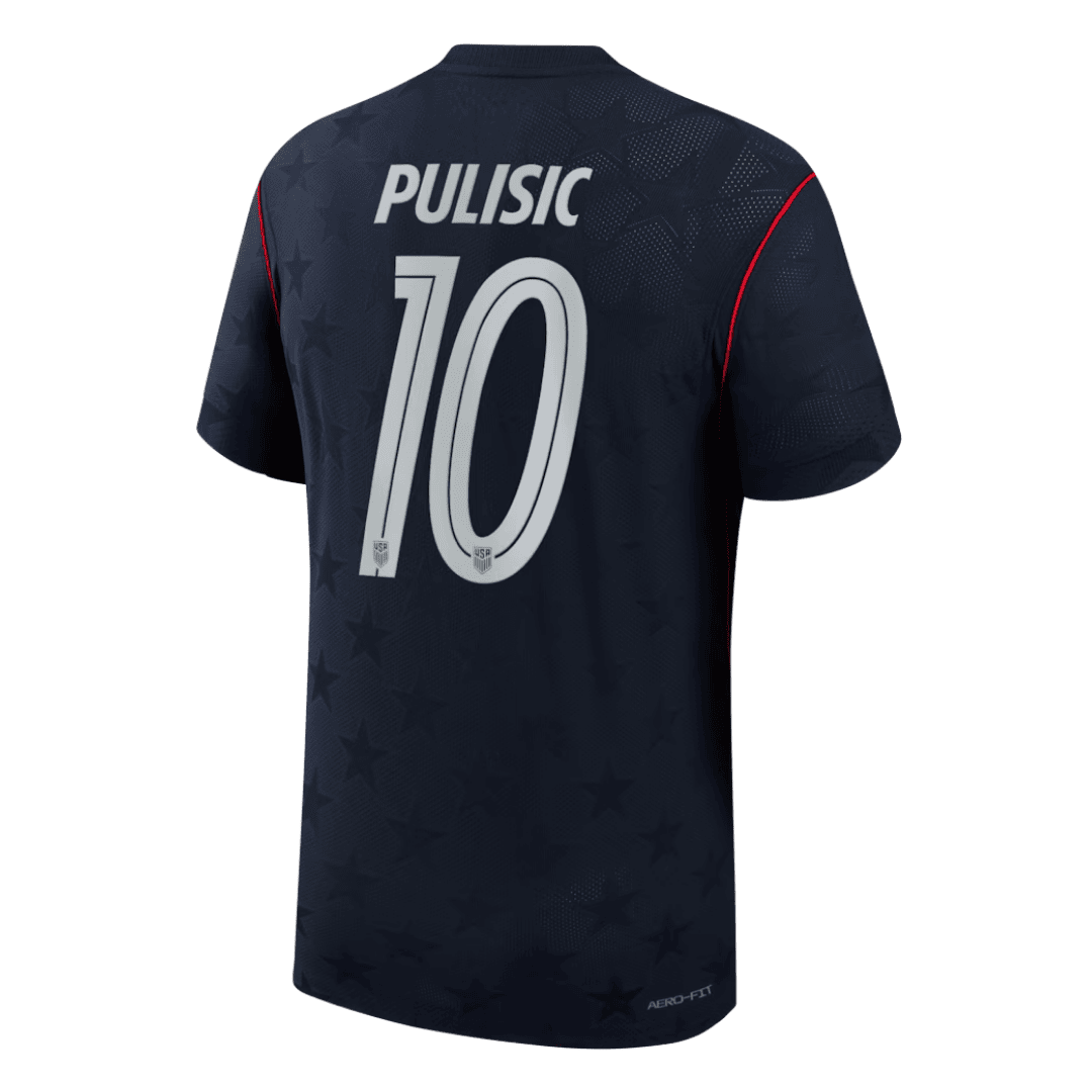 PULISIC #10 Verenigde Staten Uit Spelersversie Voetbalshirt WK Voetbal 2026 - Slim Fit - detail