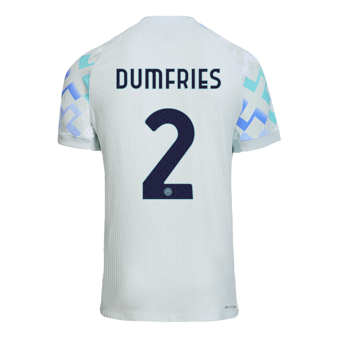 DUMFRIES #2 Inter Milan Uit Spelersversie Voetbalshirt 2025/26 - Slim Fit - foto 9