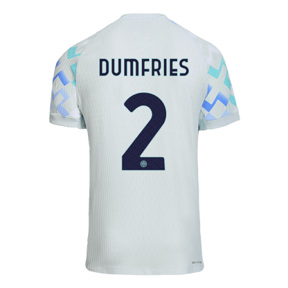 DUMFRIES #2 Inter Milan Uit Spelersversie Voetbalshirt 2025/26 - Slim Fit - foto 9