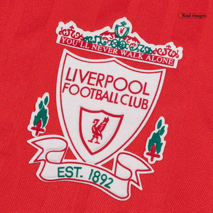 Retro Liverpool Thuis Voetbalshirt 93/95 - close-up
