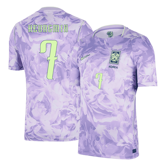 HEUNGMIN #7 Heren Zuid-Korea uitshirt WK Voetbal 2026