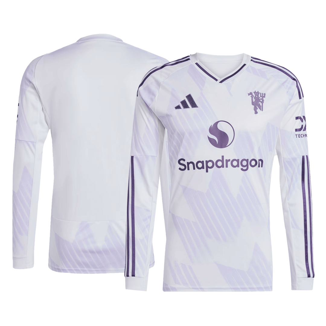 Heren Manchester United Uit Lange Mouwen Voetbalshirt 2025/26 - foto 9