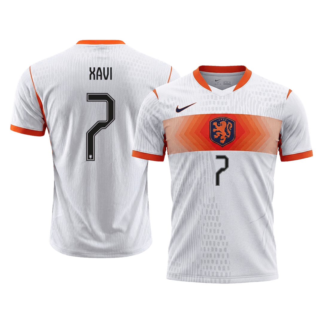 XAVI #7 Nederland Spelersversie uitshirt WK Voetbal 2026 - slim fit