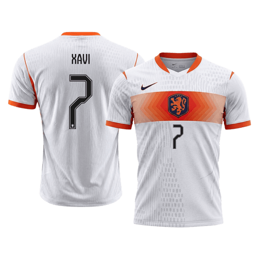 XAVI #7 Nederland Spelersversie uitshirt WK Voetbal 2026 - slim fit