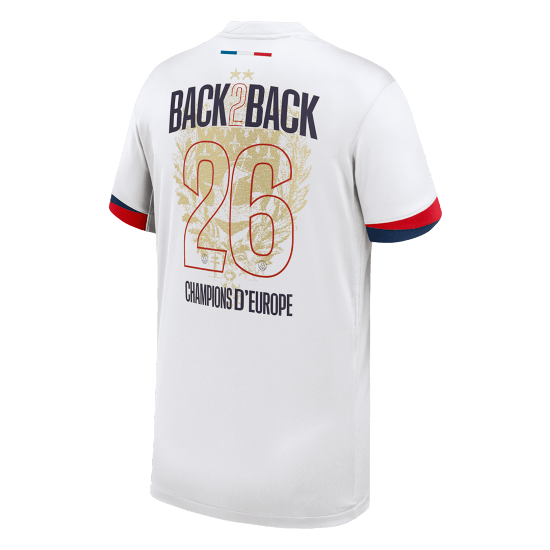 Champions of Europe #26 Heren PSG uitshirt 2024/26