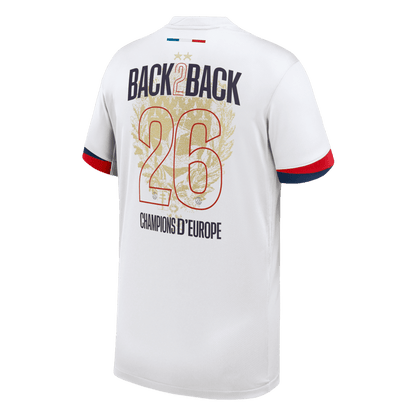 Champions of Europe #26 Heren PSG uitshirt 2024/26