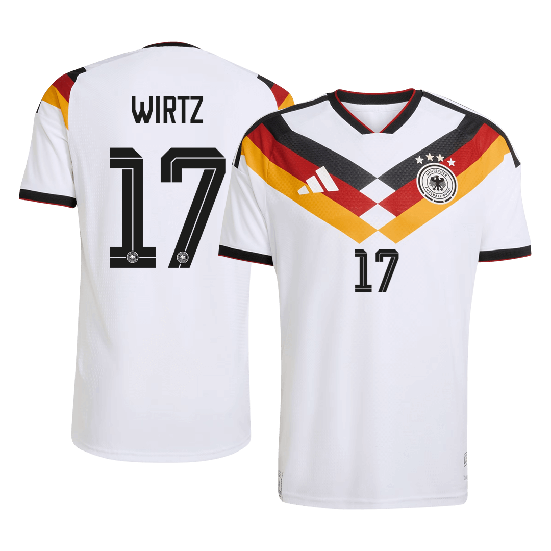 WIRTZ #17 Duitsland Thuis Spelersversie Voetbalshirt 2026 - Slim Fit