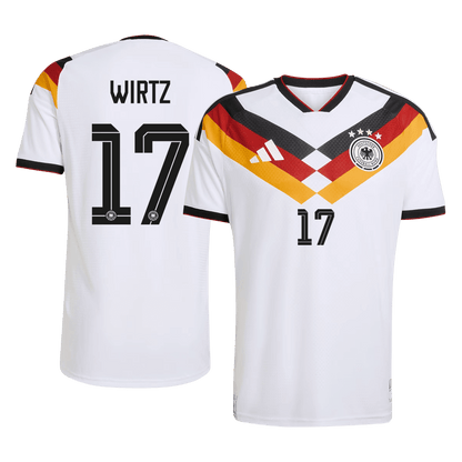 WIRTZ #17 Duitsland Thuis Spelersversie Voetbalshirt 2026 - Slim Fit