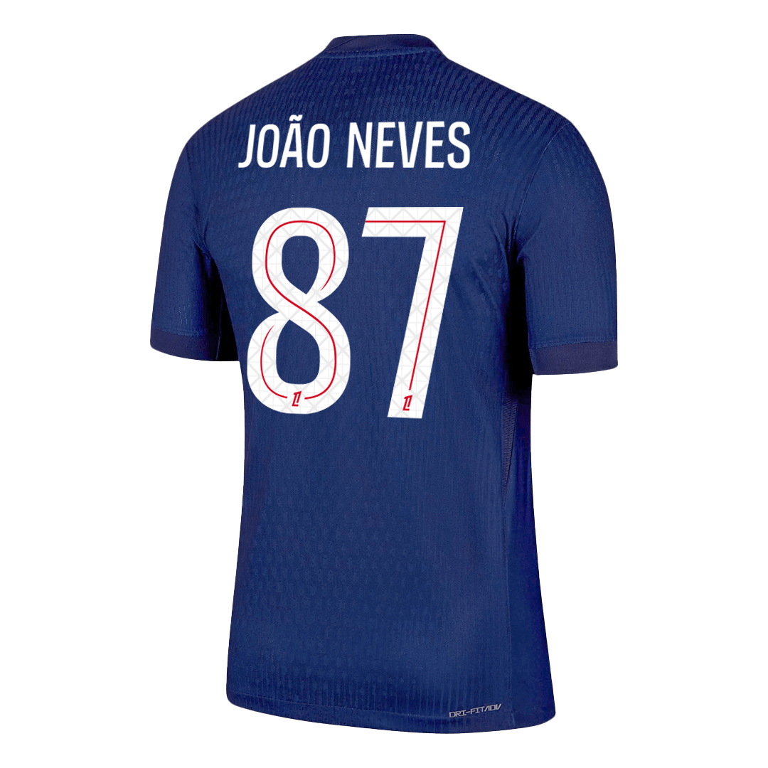 JOÃO NEVES #87 PSG Thuis Spelersversie Voetbalshirt 2025/26 - Slim Fit - foto 9