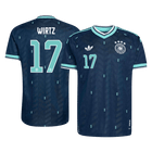WIRTZ #17 Duitsland Spelersversie uitshirt WK Voetbal 2026 - slim fit