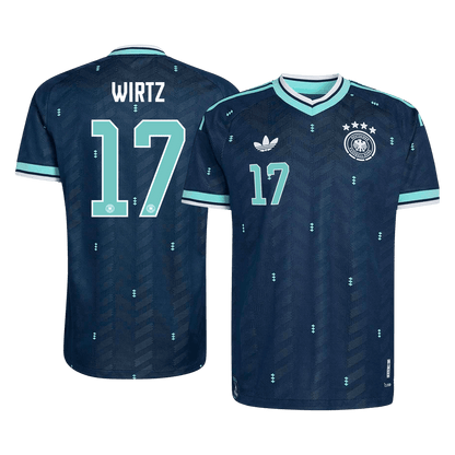 WIRTZ #17 Duitsland Uit Spelersversie Voetbalshirt WK Voetbal 2026 - Slim Fit - voorkant