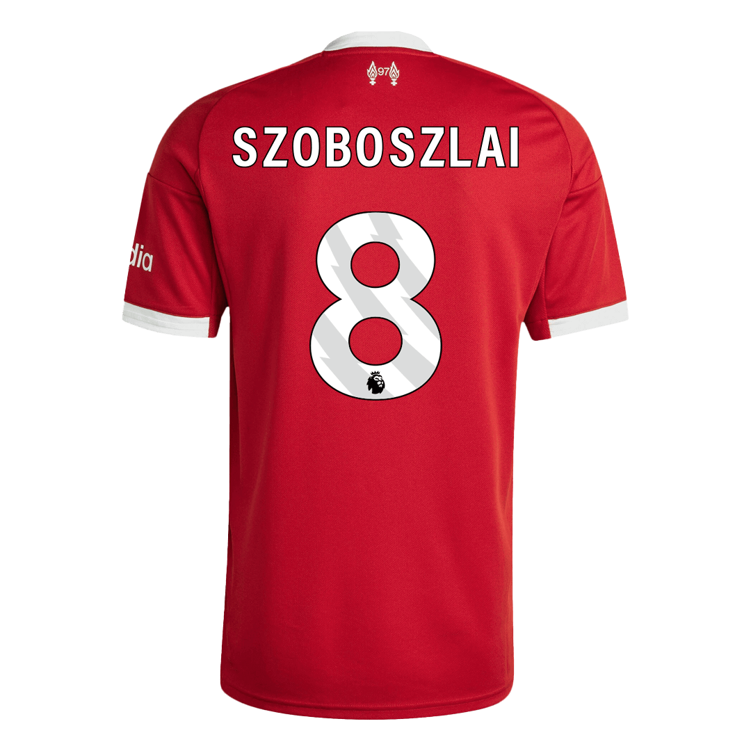 SZOBOSZLAI #8 Heren Liverpool Thuis Voetbalshirt 2025/26 - foto 9