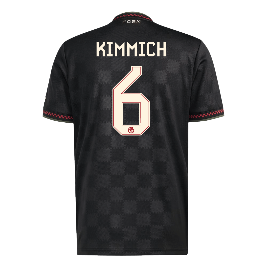 KIMMICH #6 Heren Bayern Munich Derde Voetbalshirt 2025/26 - detail