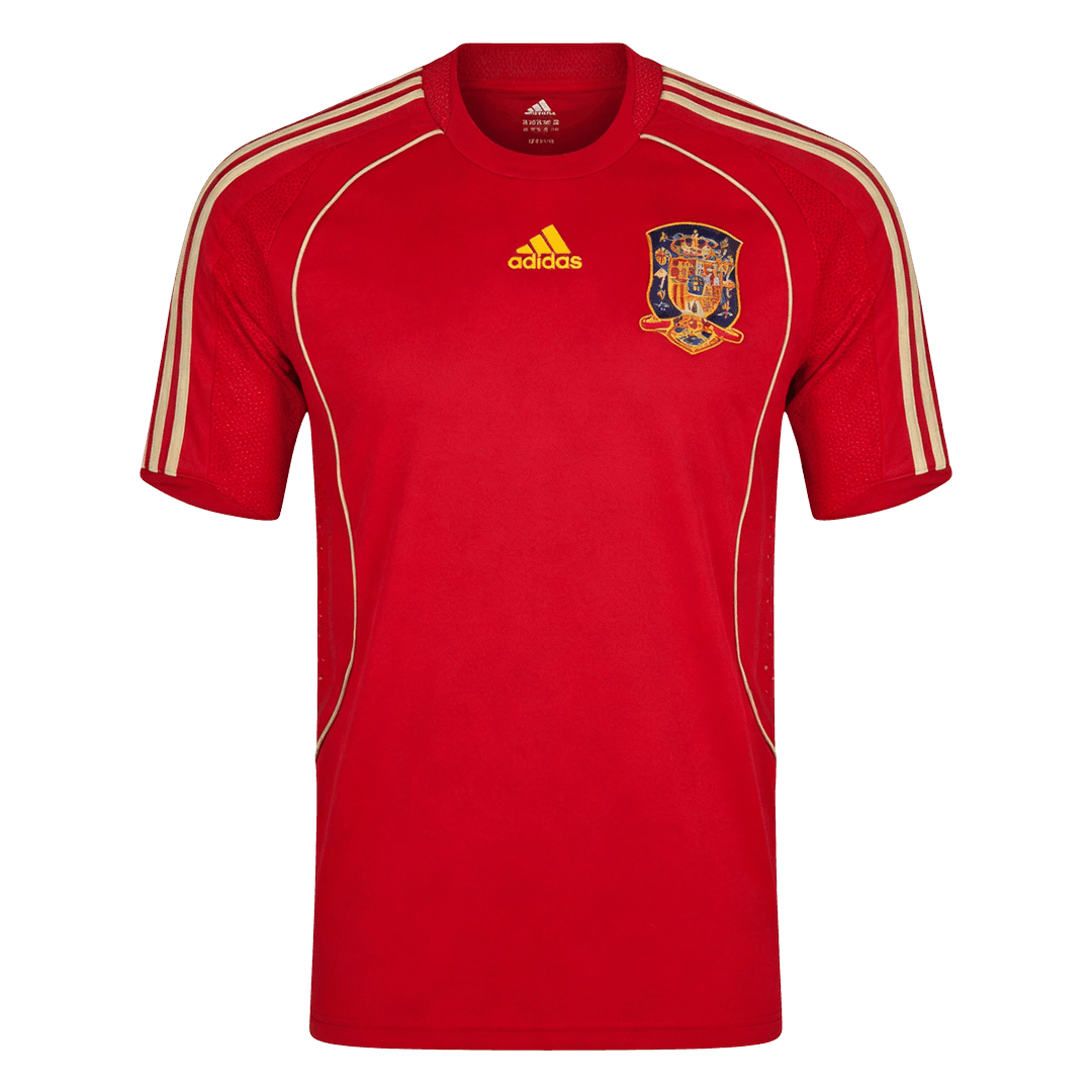 Retro Spanje Thuis Voetbalshirt 2008 - voorkant