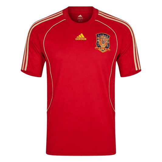 Retro Spanje Thuis Voetbalshirt 2008 - voorkant