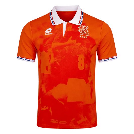 Retro Nederland Thuis Voetbalshirt 1996 - voorkant