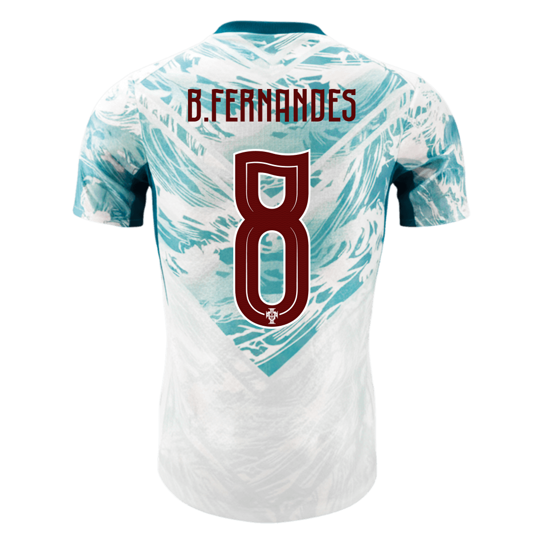 B.FERNANDES #8 Portugal Spelersversie uitshirt WK Voetbal 2026 - slim fit