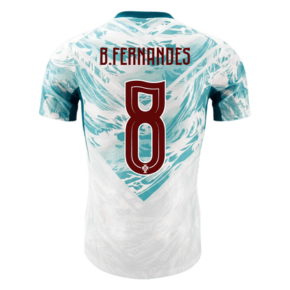 B.FERNANDES #8 Portugal Spelersversie uitshirt WK Voetbal 2026 - slim fit