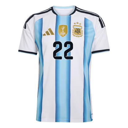 L.MARTÍNEZ #22 Heren Argentinië Thuis Voetbalshirt 2026