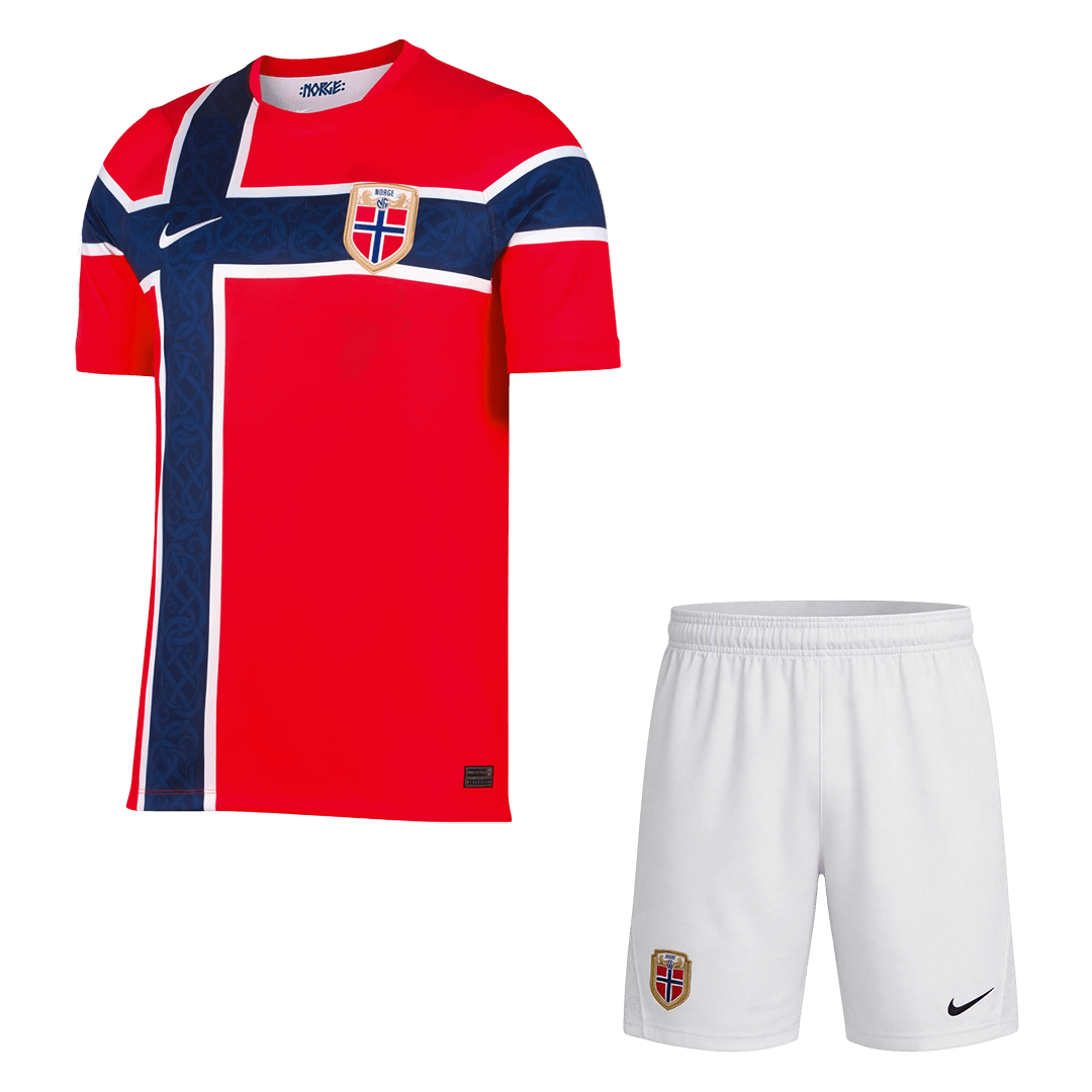 Noorwegen Thuis Set WK Voetbal 2026 - voorkant