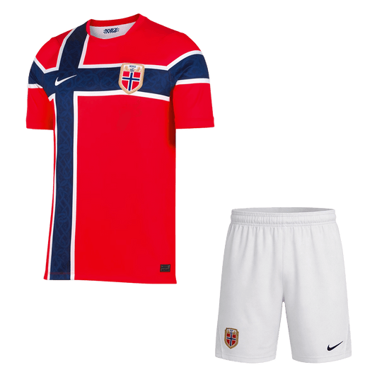 Noorwegen Thuis Set WK Voetbal 2026 - voorkant