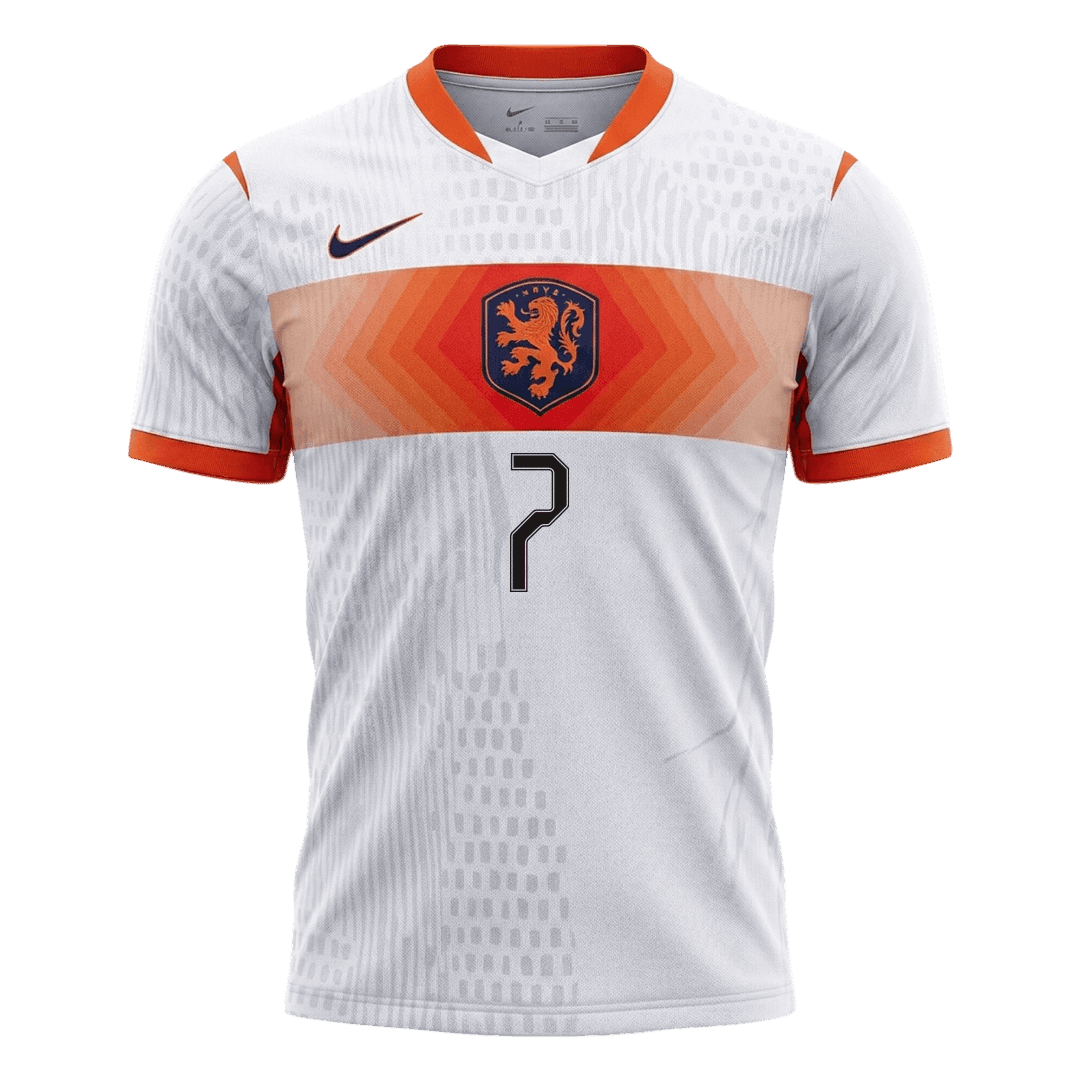 XAVI #7 Nederland Spelersversie uitshirt WK Voetbal 2026 - slim fit