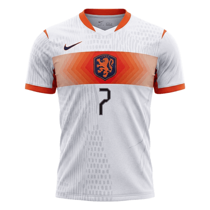 XAVI #7 Nederland Spelersversie uitshirt WK Voetbal 2026 - slim fit