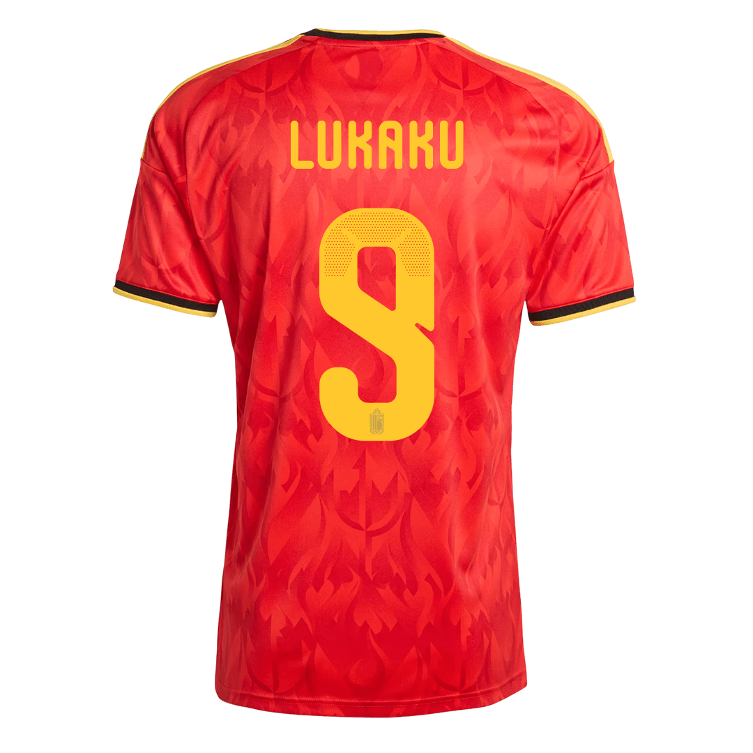LUKAKU #9 Heren België thuisshirt WK Voetbal 2026