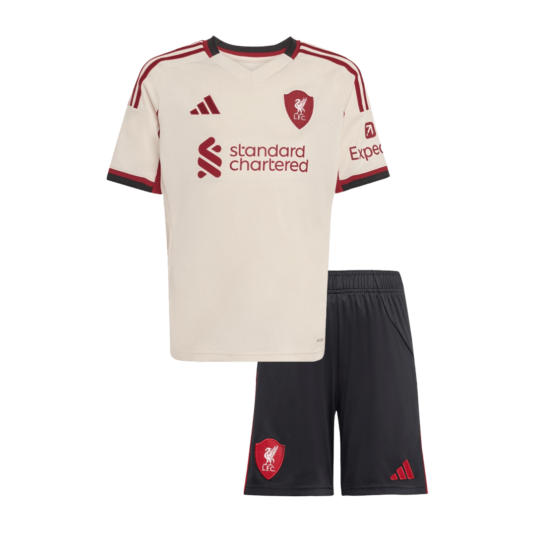 Kinder Liverpool Uit Tenue 2025/26 football shirt