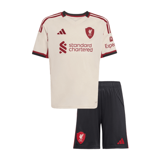 Kinder Liverpool Uit Tenue 2025/26 football shirt