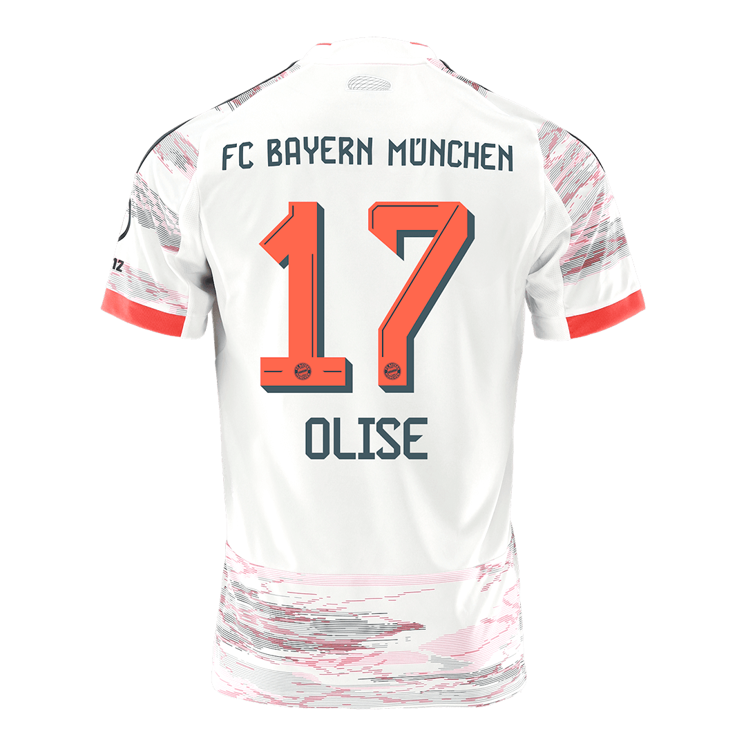 OLISE #17 Heren Bayern Munich Uit Voetbalshirt 2025/26 - foto 13