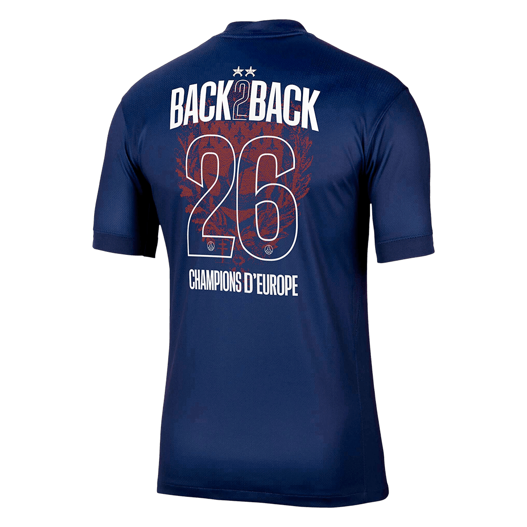 Champions of Europe #26 Heren PSG thuisshirt 2025/26 [PREMIUM]