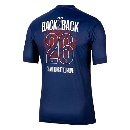 Champions of Europe #26 Heren PSG thuisshirt 2025/26 [PREMIUM]