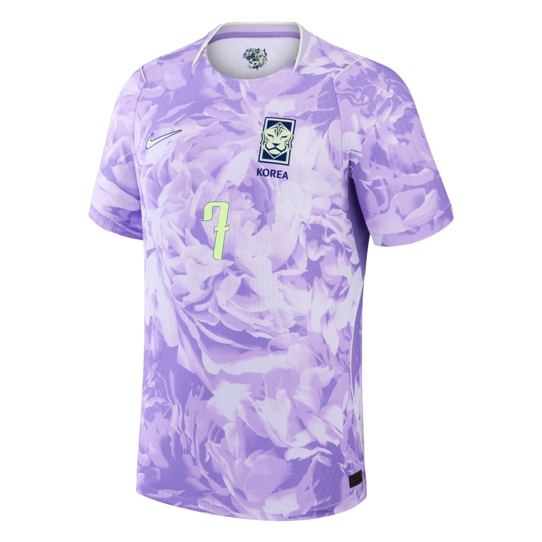 HEUNGMIN #7 Corée du Sud Maillot de football version joueur Coupe du Monde 2026 - Coupe ajustée
