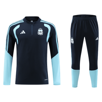 Argentinië Joggingpak met rit Set(top+broek) 2026 Navy football shirt