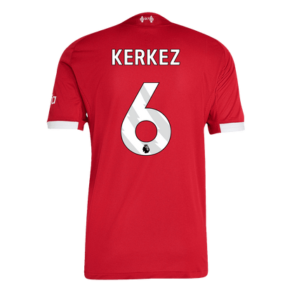 KERKEZ #6 Liverpool Thuis Spelersversie Voetbalshirt 2025/26 - Slim Fit - achterkant